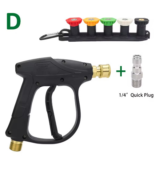Pressure Washer for Car Cleaning Water Karcher Gun Quick Connector Hose Auto