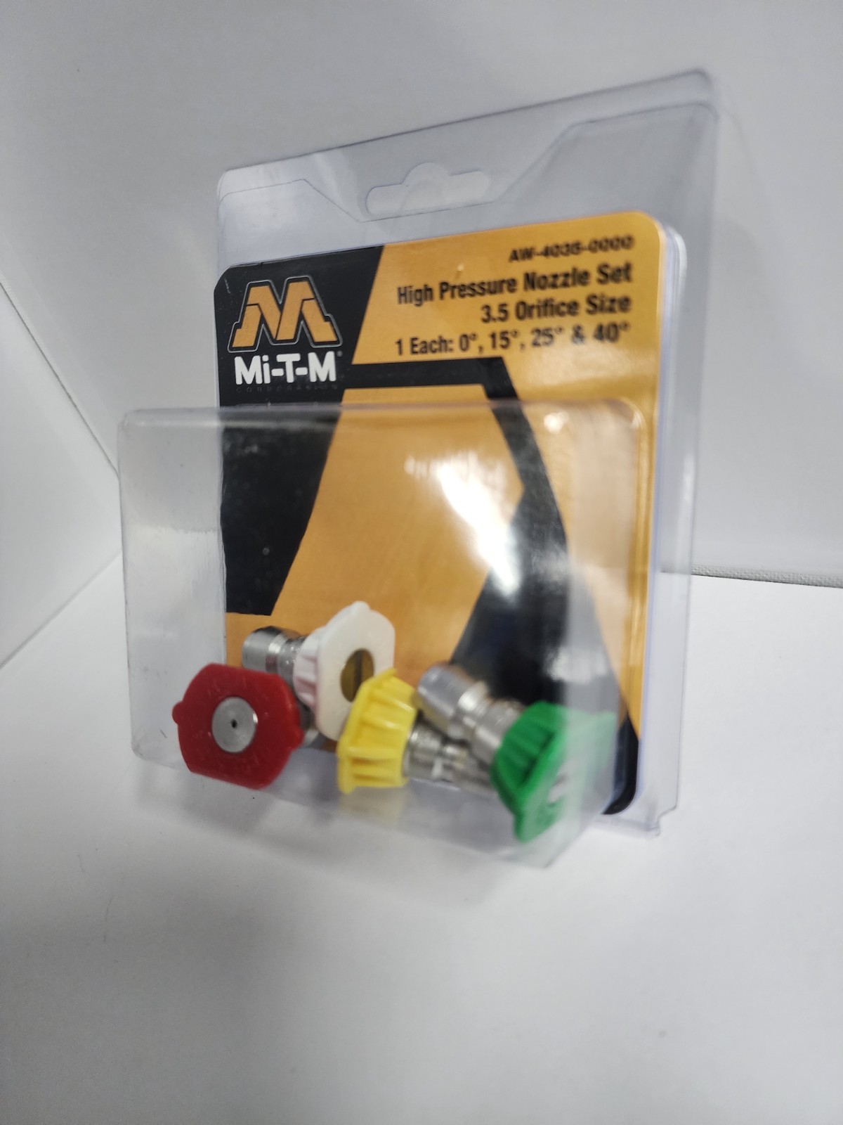 Mi-T-M AW-4035-0000 High-Pressure Washer Spray Nozzle, 3.5 Orifice, 4-Pk. –