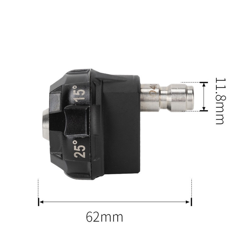6 in 1 Pressure Washer Nozzle Stainless Steel and Brass Construction 4500 PSI