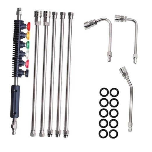 9 Pack Pressure Washer Extension Wand Upgrade Power Washer Lance with 6