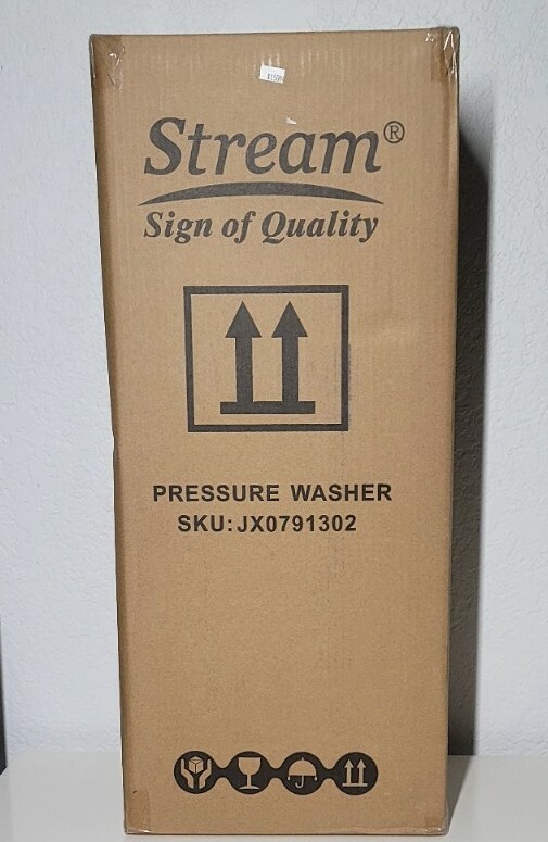 Stream 2000PSI Electric Presssure Washer 120 Volt Portable BLACK & BLUE $150 NIB