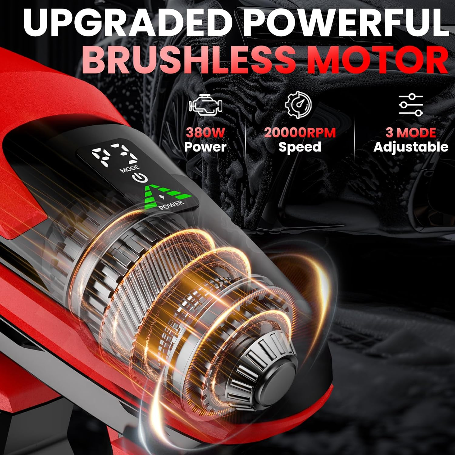 Cordless Portable Cleaning Tool for Milwaukee 18V Battery, 800 PSI Handheld Clea