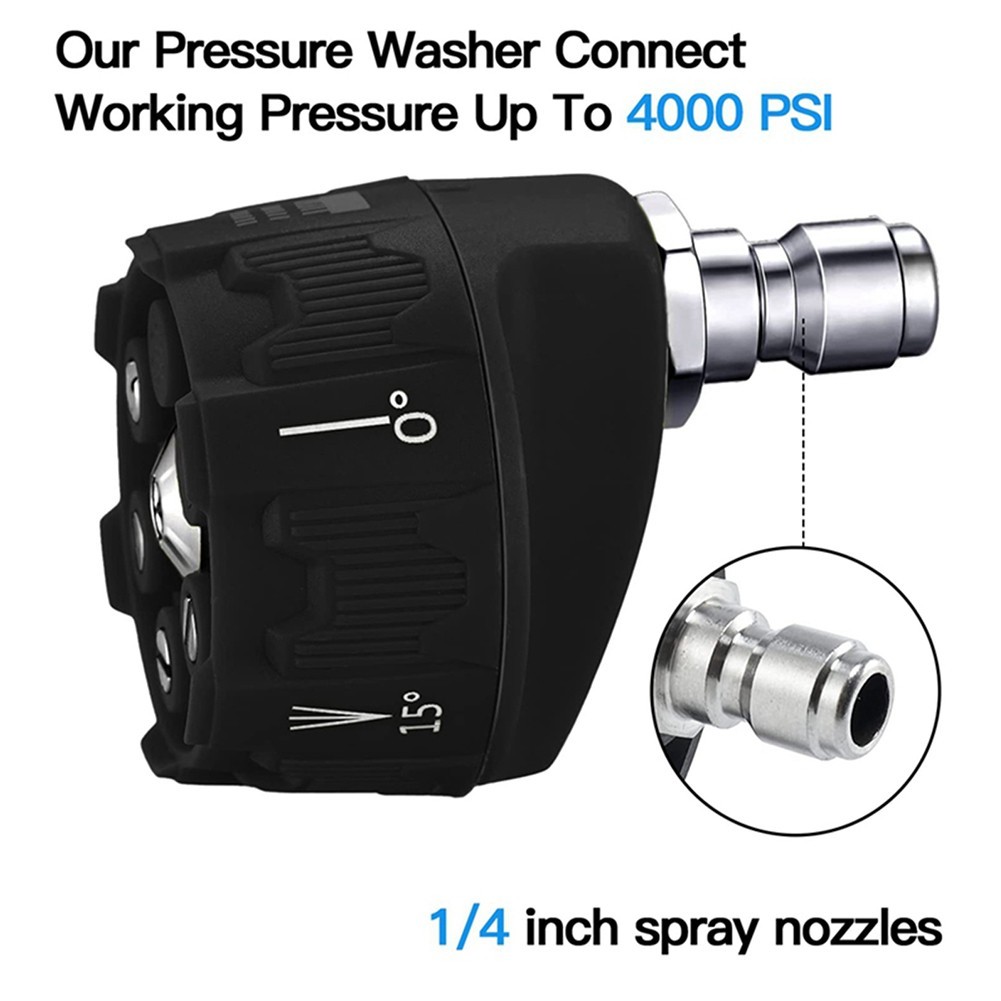 6-In-1 Spray Nozzle Cleaning Powerful Cleaning Performance Reduces Fatigue