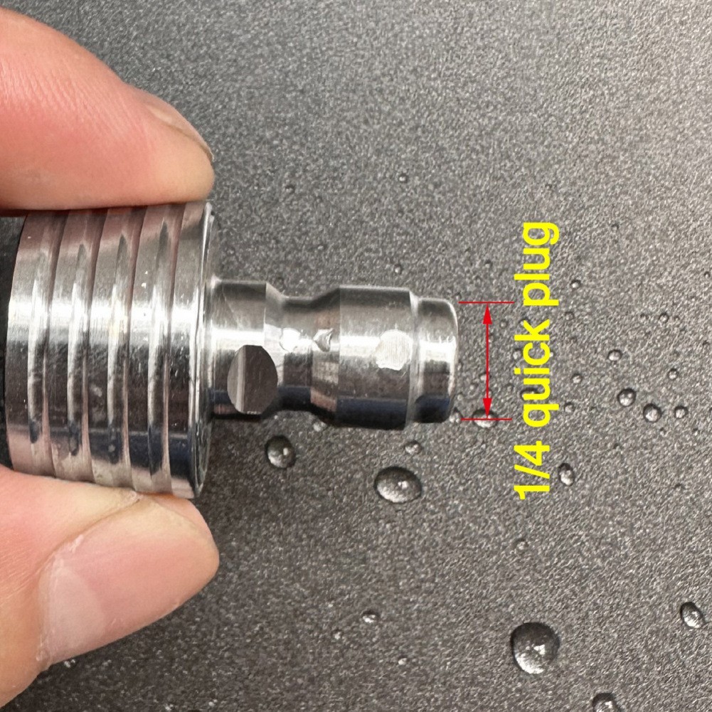 2 Pieces Pressure Washer Nozzle Tips with 14 Inch Quick Connect for Soft Wash