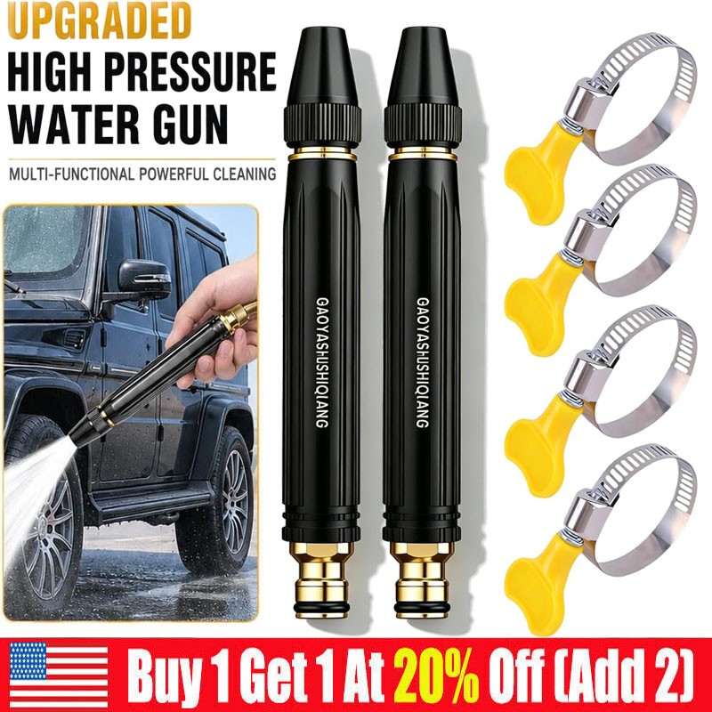 High Pressure Hose Nozzle Water Gun for Car Wash Garden Pressure Booster