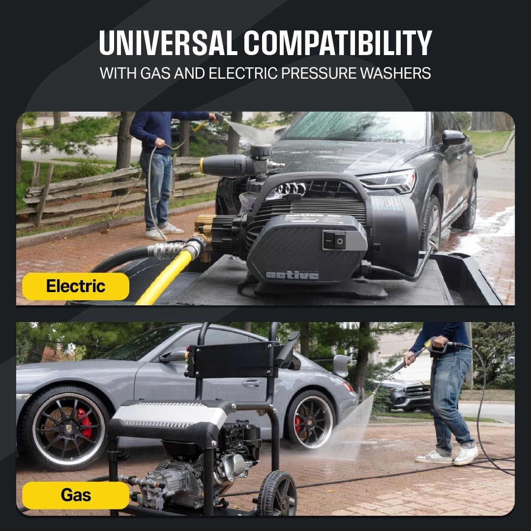 100’ Pressure Washer Hose Compatible with gas and electric pressure washers