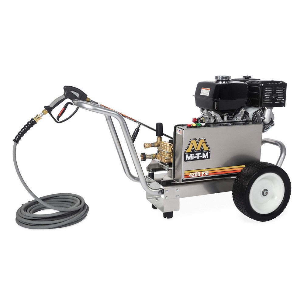 MI-T-M Pressure Washer,Cold Water,4200 psi,Gas 822TN3
