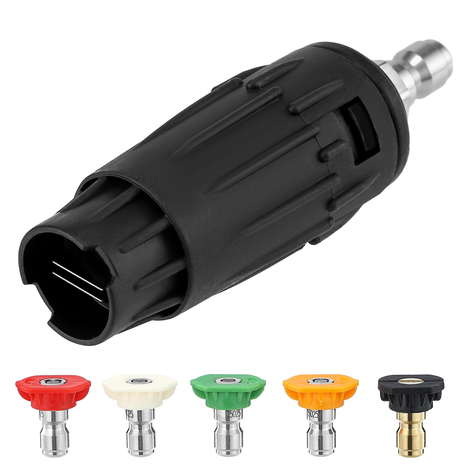 Pressure Washer Tips Adjustable Pressure Washer Nozzle with 5 Spray Nozzle Ti…