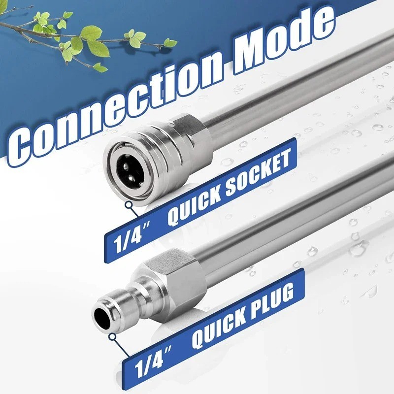 Pressure Washer Extension Wand, 17 Inch Stainless Steel, Power Lance, 2 Pack