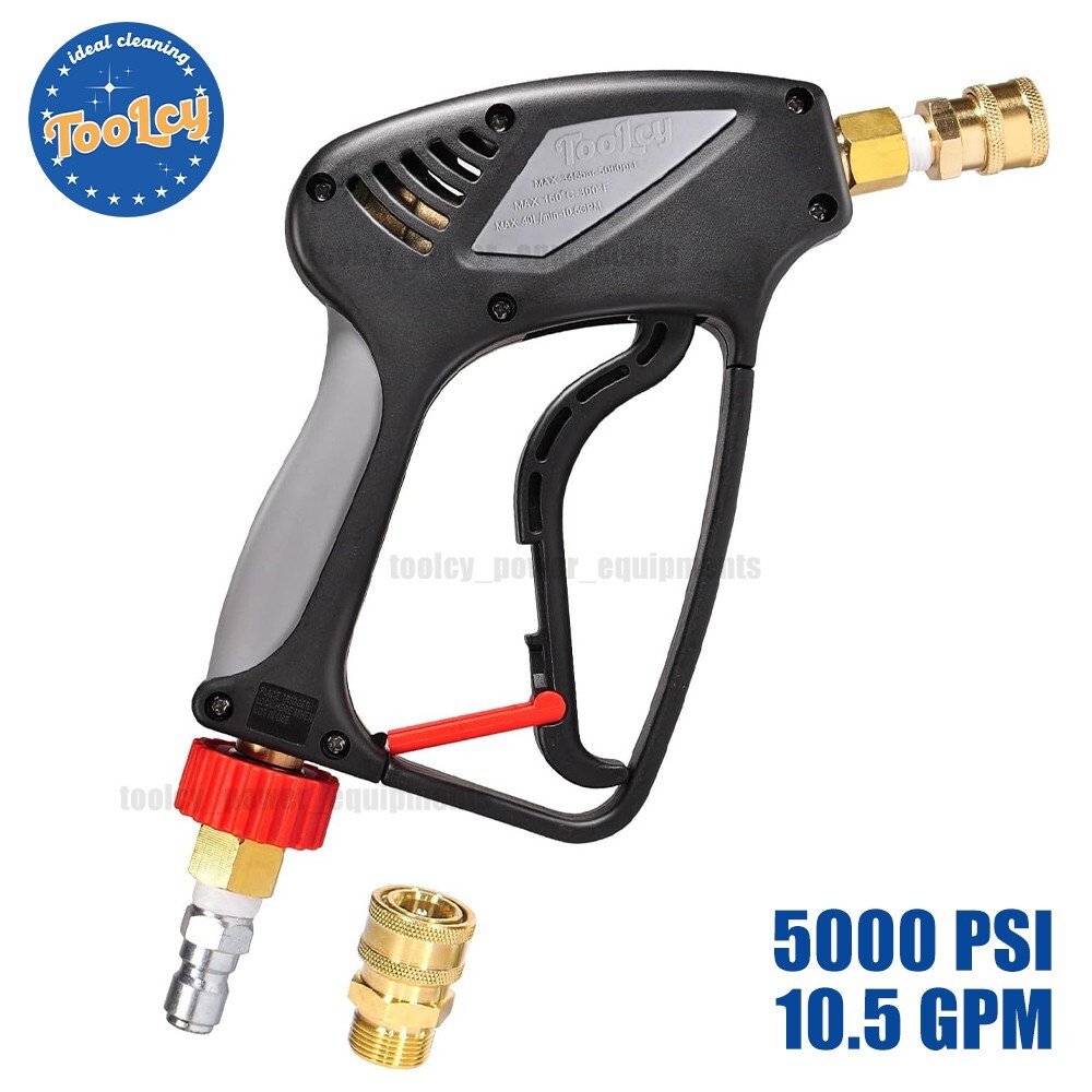 TOOLCY Pressure Washer Gun, 5000PSI 10.5GPM, M22-14mm Fitting, for Gas Washer