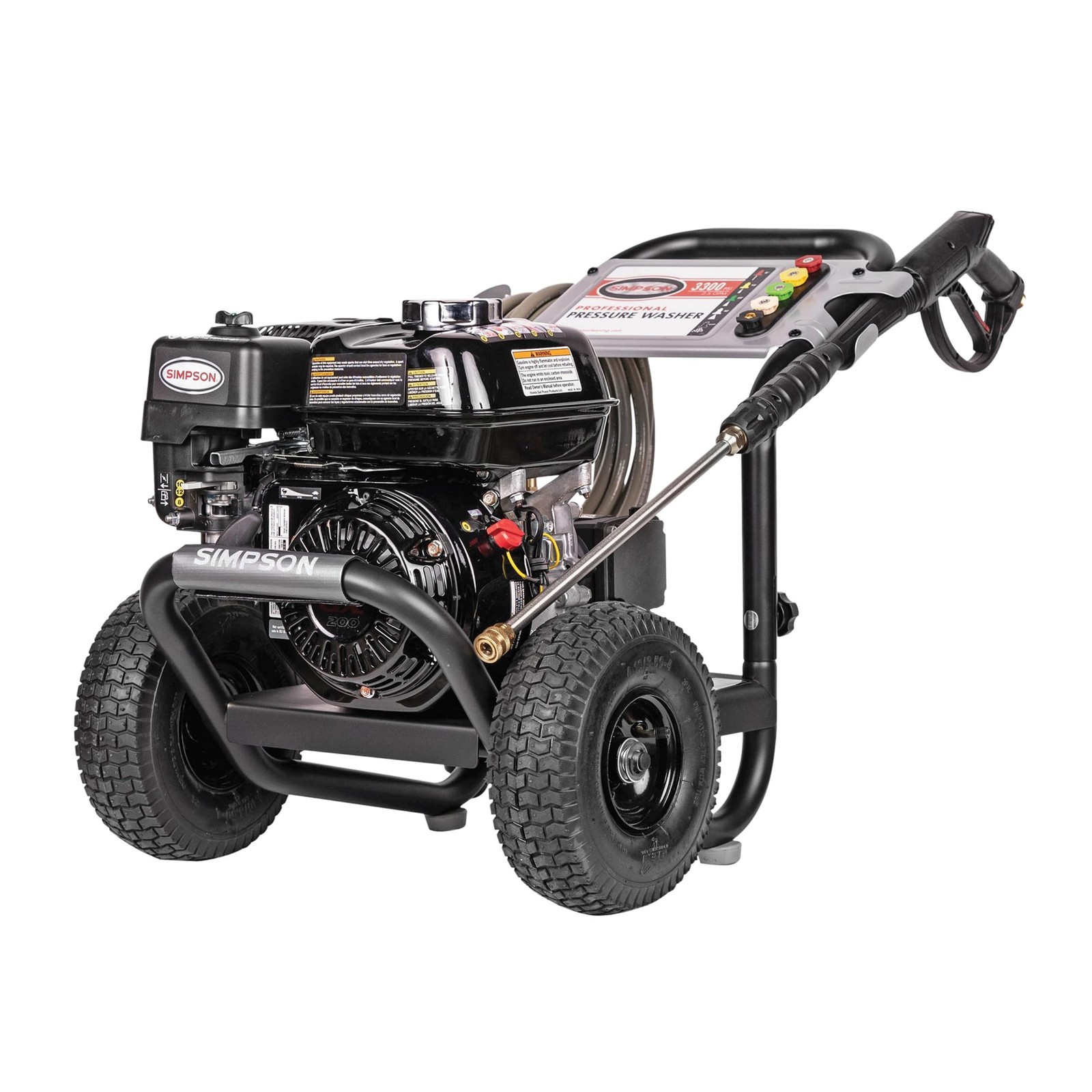 SIMPSON Cleaning PS3228 PowerShot 3300 PSI Gas Pressure Washer, 2.5 GPM, Hond…