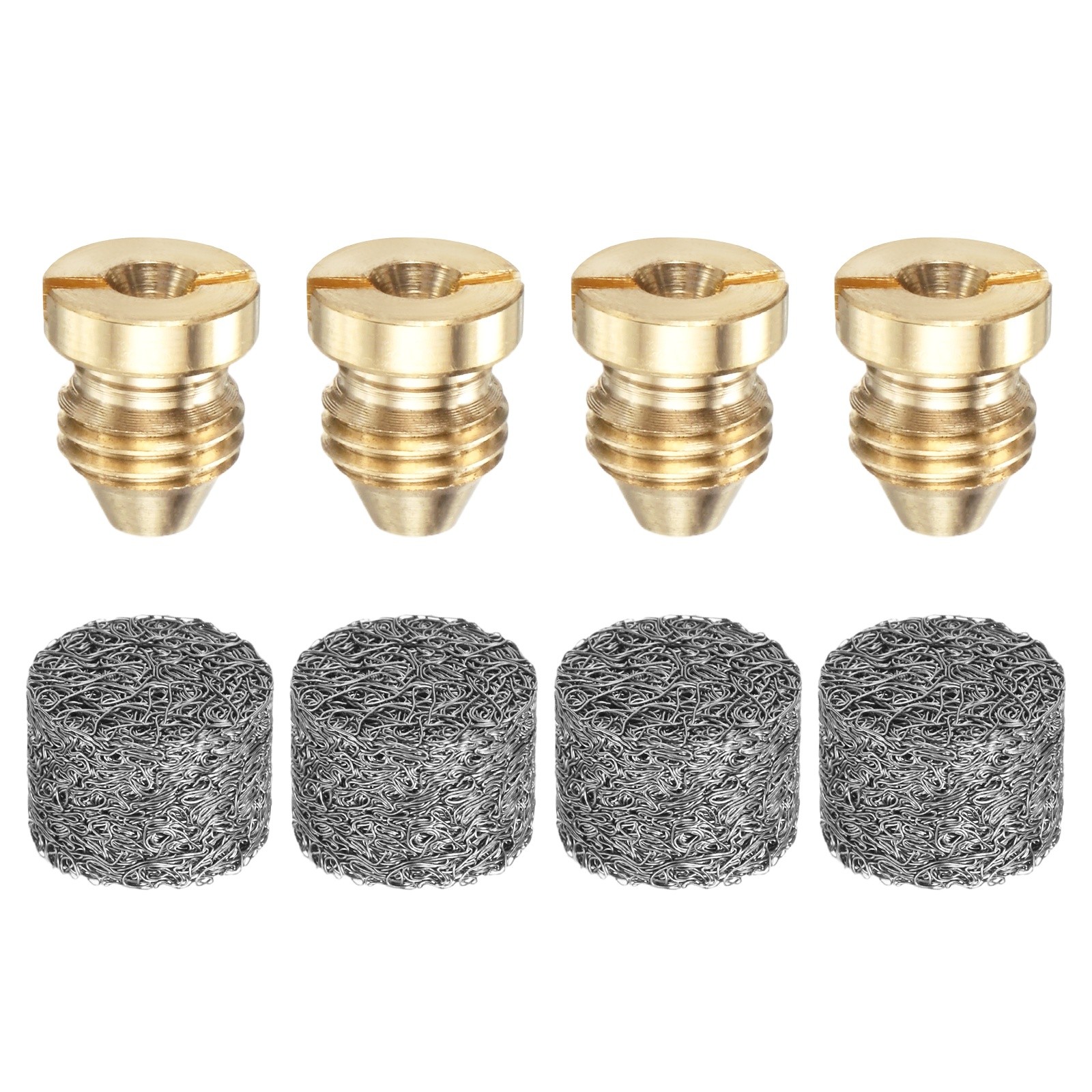 1-Set 1.2mm Copper Orifice Foam Cannon Nozzles and Single Layer Foam Maker Mesh