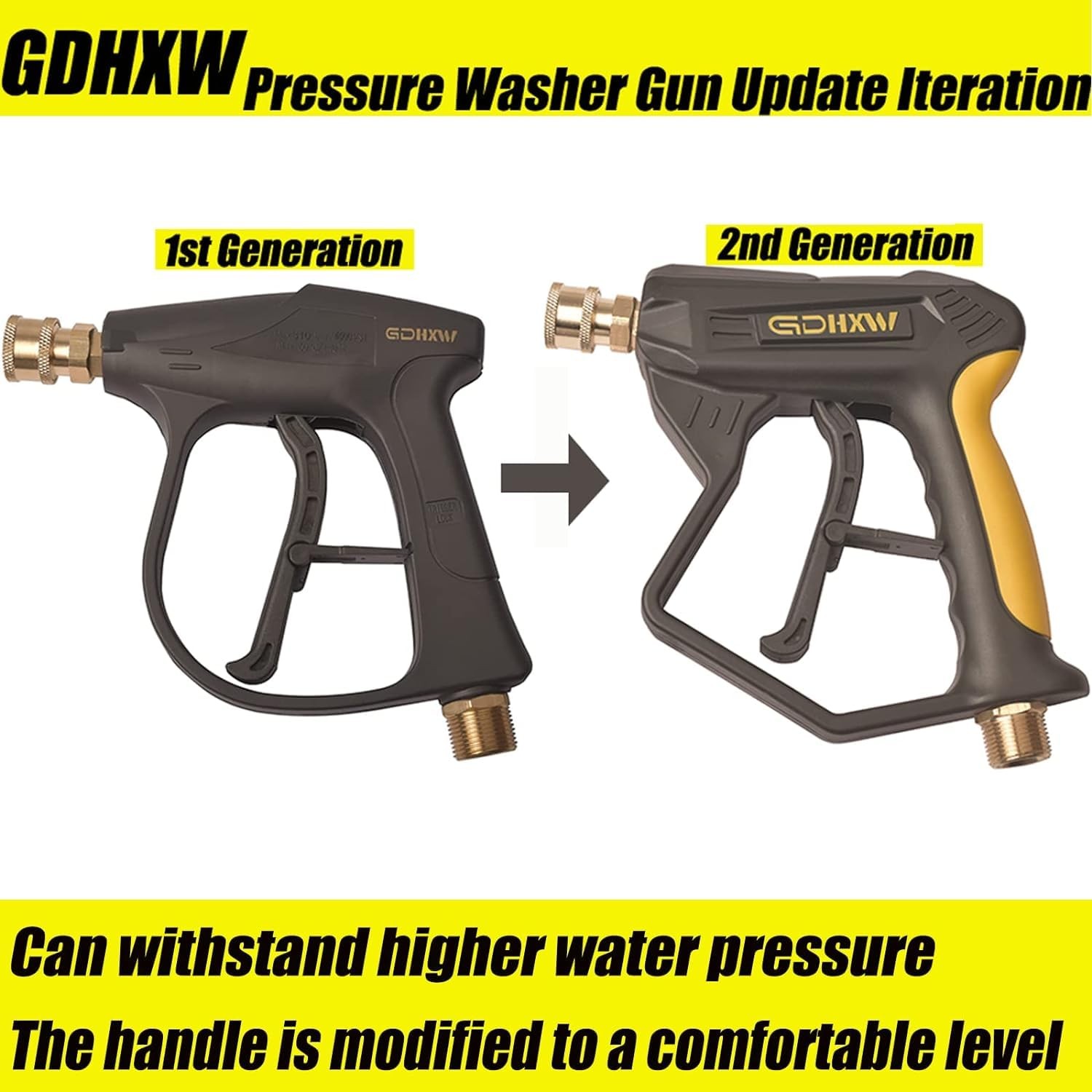 2 Liter Foam Cannon Pressure Washer Gun Heavy Duty Car Foam Blaster Big