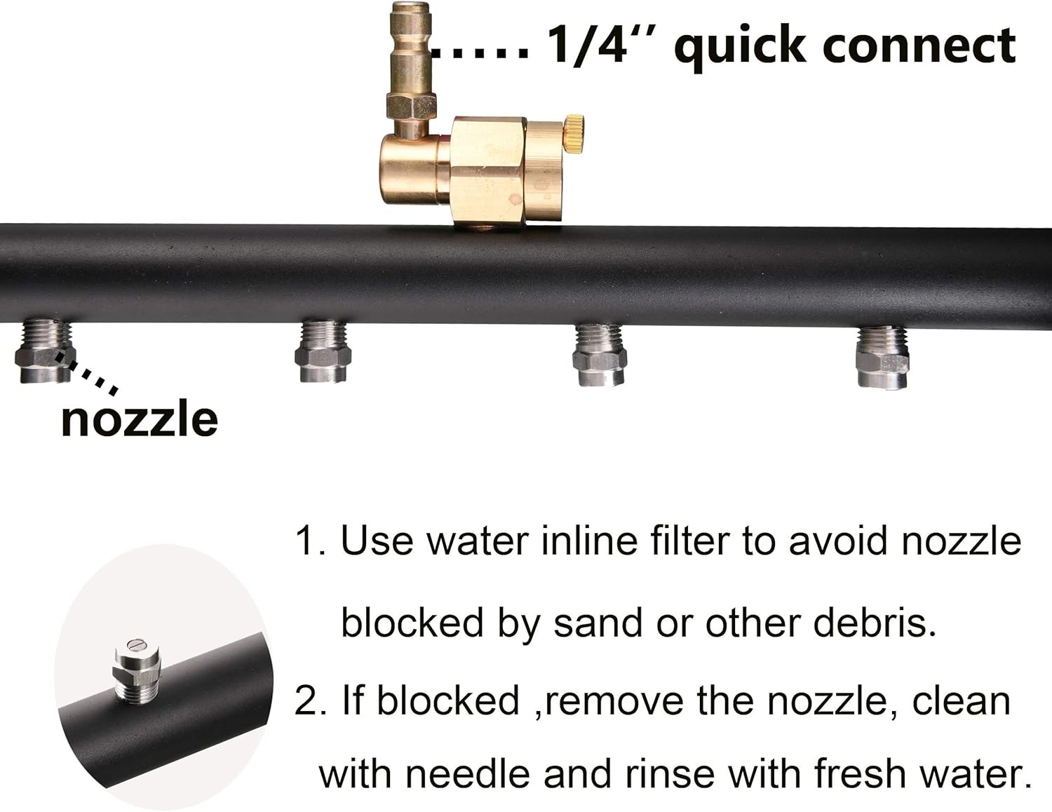 Dual-Function Undercarriage Cleaner, 16 Inch, 3 Pieces Extension Wand, 4000 PSI
