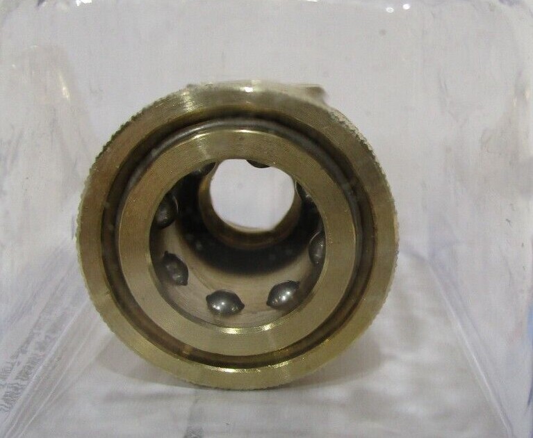 Lot of 2 Pressure Washer Coupler 85300103, 3/8 In Quick Connect X Fnpt, Brass