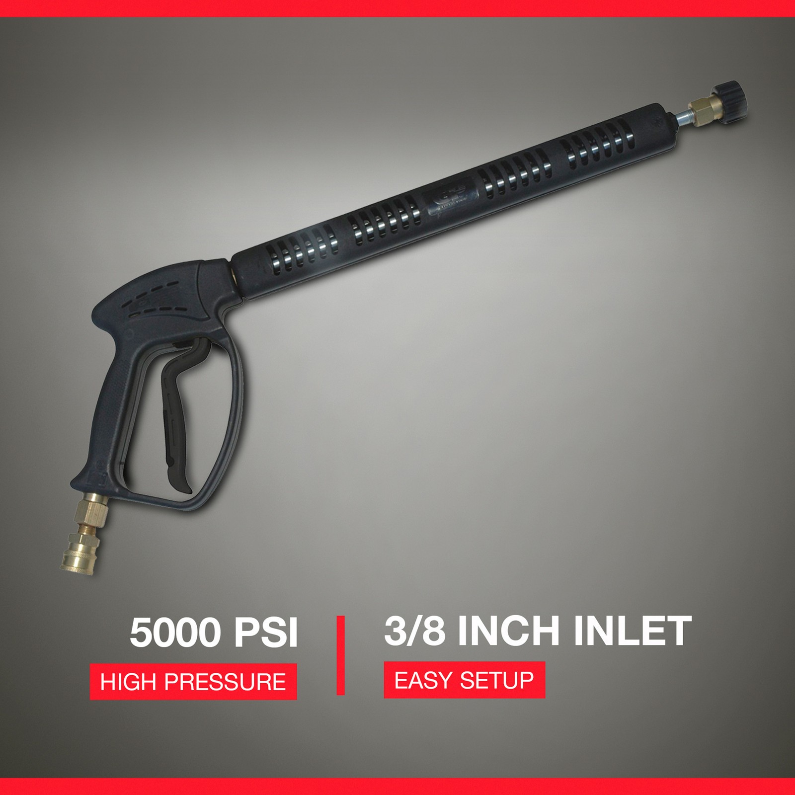 NorthStar Pressure Washer Trigger Spray Gun/Lance Combo, 5000 PSI, 10.5 GPM