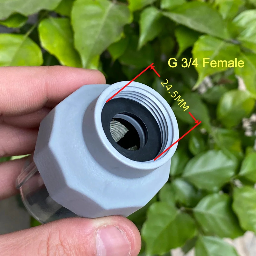 High Pressure Car Wash Water Inlet Filter with G3/4 Thread for Karcher K2/3/4/5/