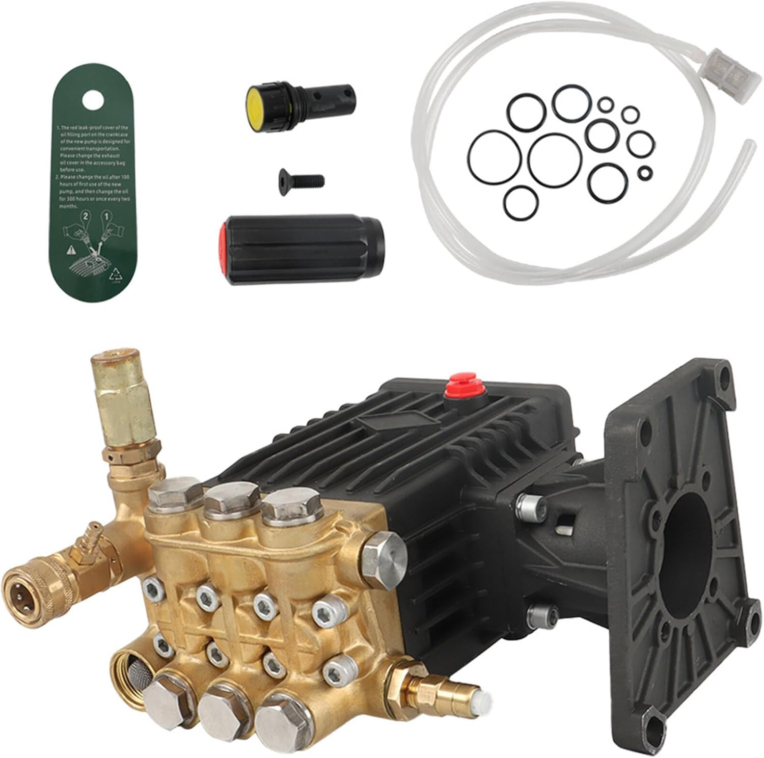 High-Pressure 4400 PSI 4 GPM Pump for Powerful Cleaning of Walls & Roads