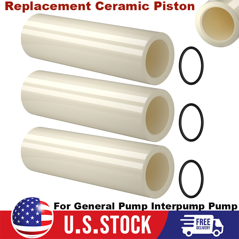 For TS2021 TSS1511 TS1531 General Pump Piston Ceramic 20mm 47040409 – 3Pack