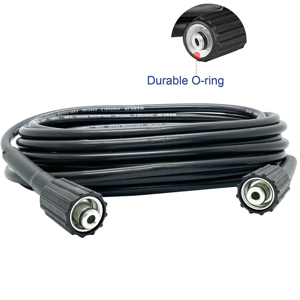 50 FT x 1/4 Inch 3200 MAX PSI Pressure Washer Replacement Hose – M22 14MM Bass