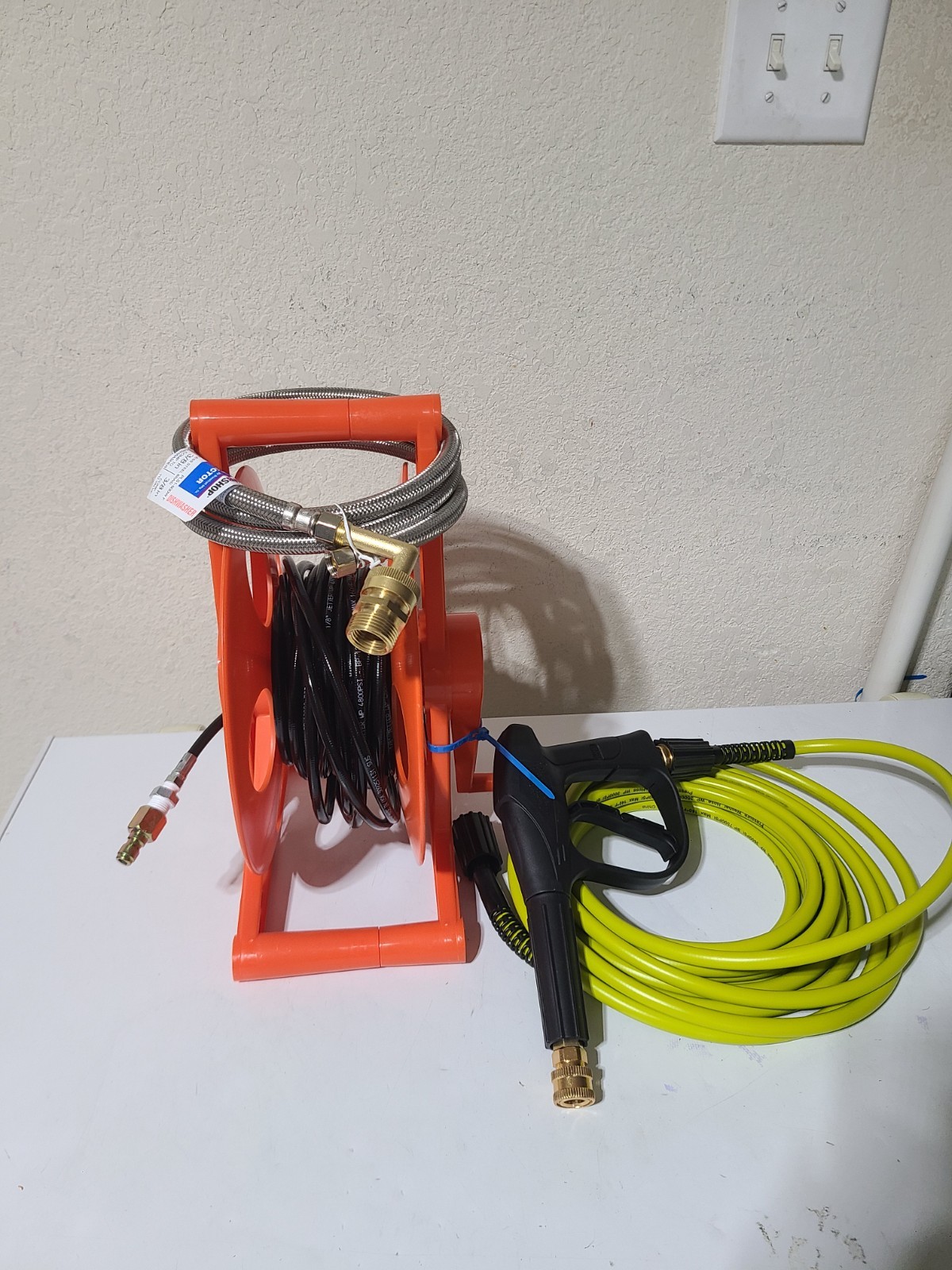 Already Assembled – Sewer Jetter Kit for Pressure Washer 50ft 1/8In. Easy in/out