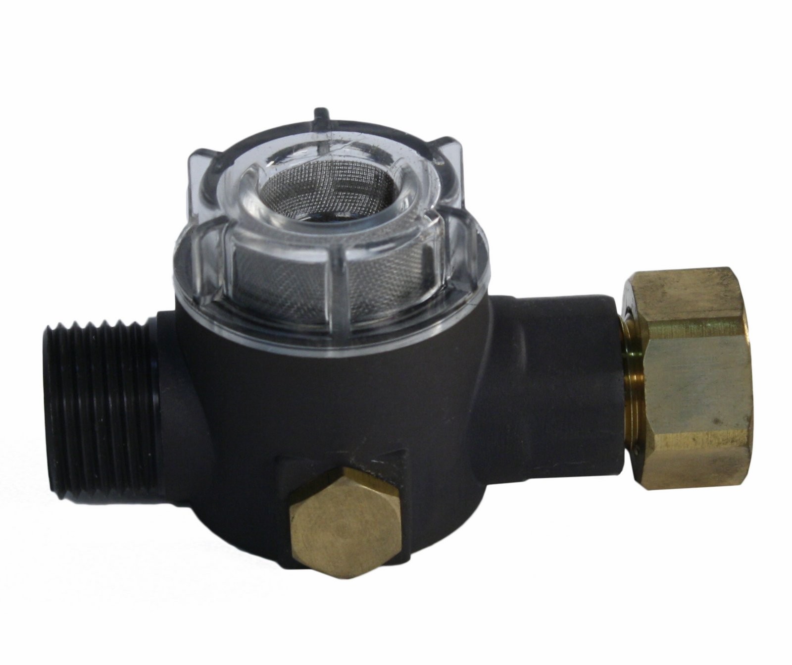 Erie Tools Aluminum Water Inlet Filter with Stainless Screen for Pressure Pumps