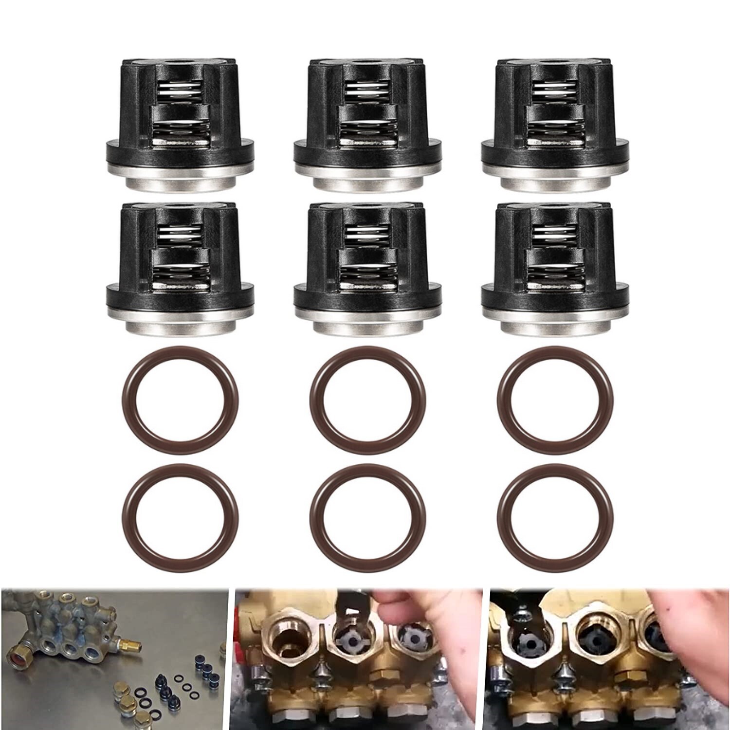 AR1828 Check Valve Kit for Annovi Reverberi RRV RKV RKW RKA Mi-T-M 70 Model 18mm
