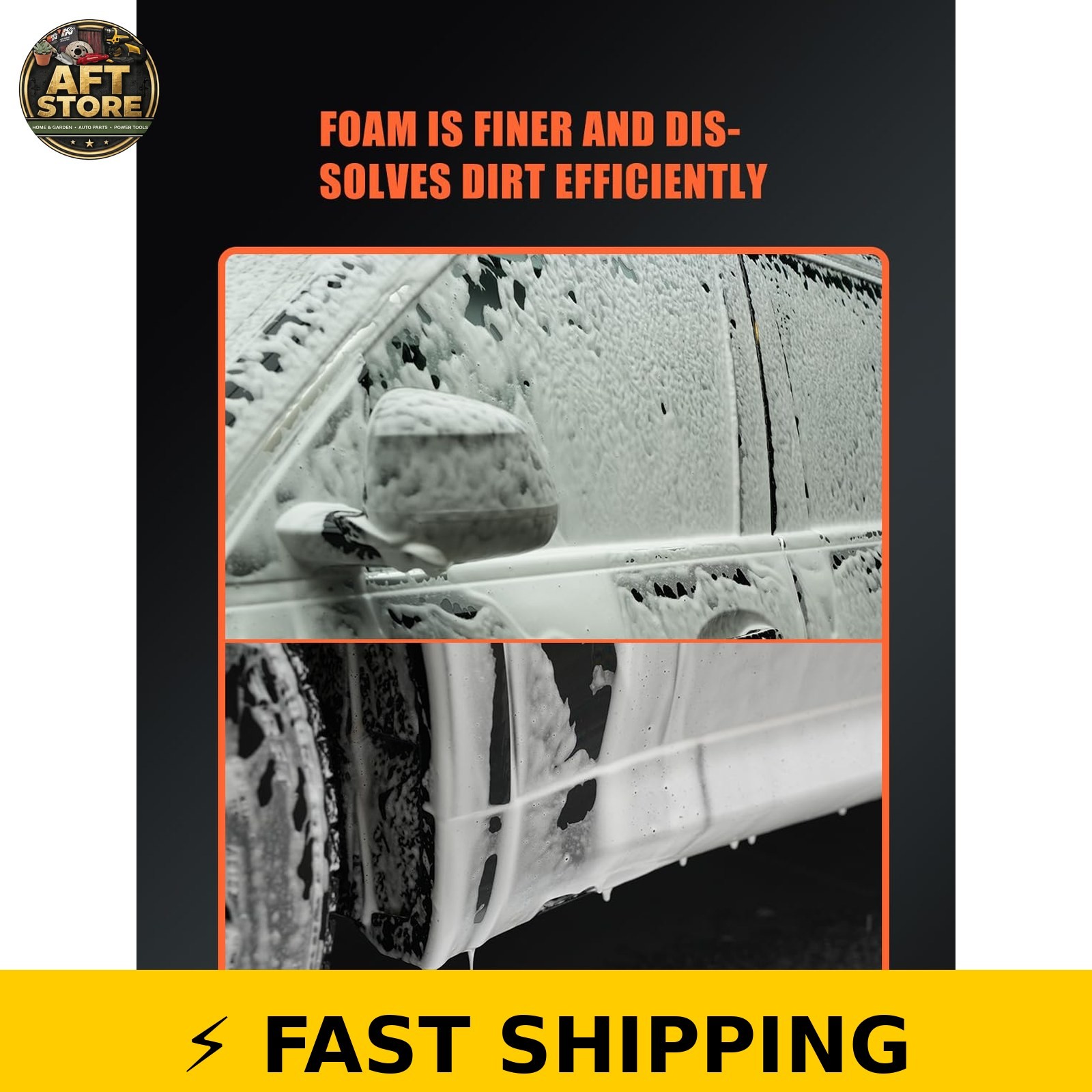 SPTA 2.25L Electric Foam Sprayer for Car Wash with Shampoo