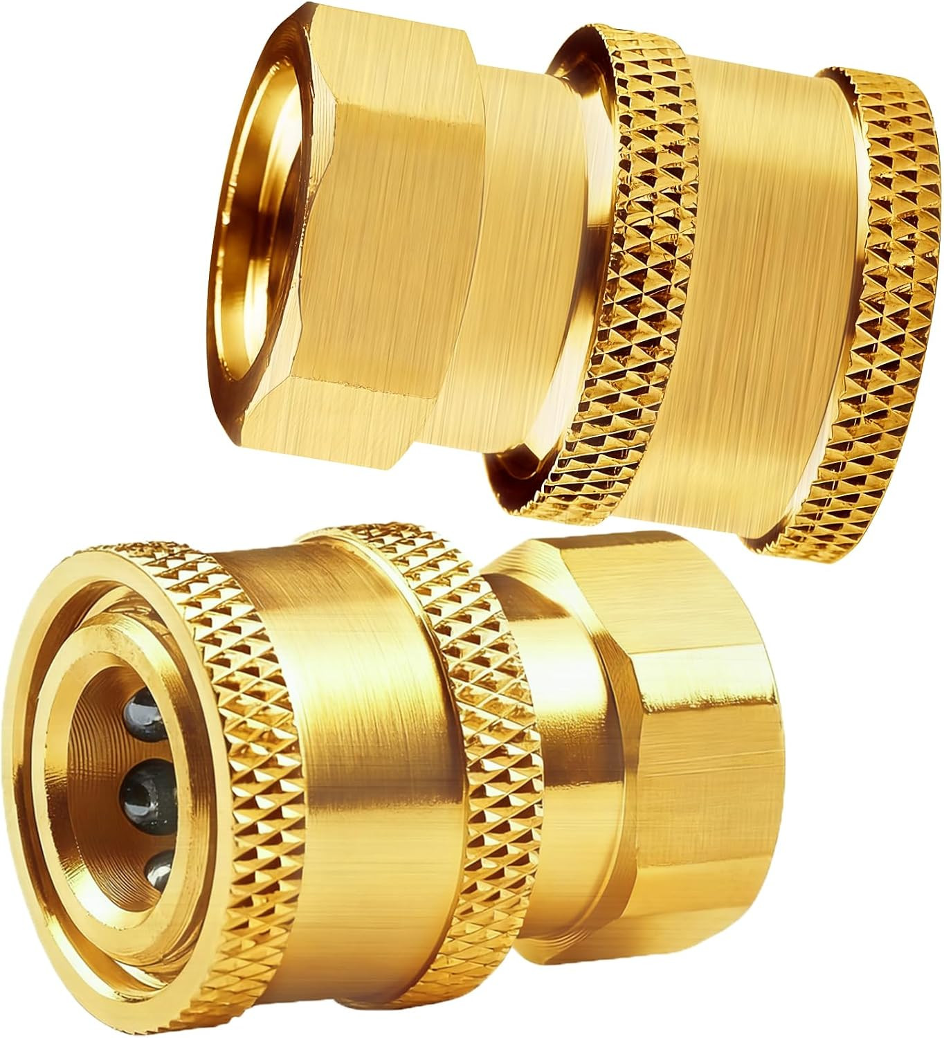 Pressure Washer Couplers Brass Fittings – 1/4 inch Quick Connect to Female NPT S