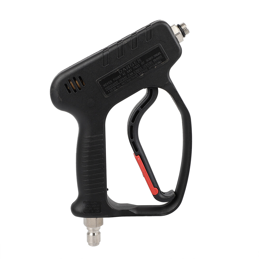 Pressure Washer Gun w/Extension Wands Swivel Quick Connect M22-14mm 3/8″ 4500psi