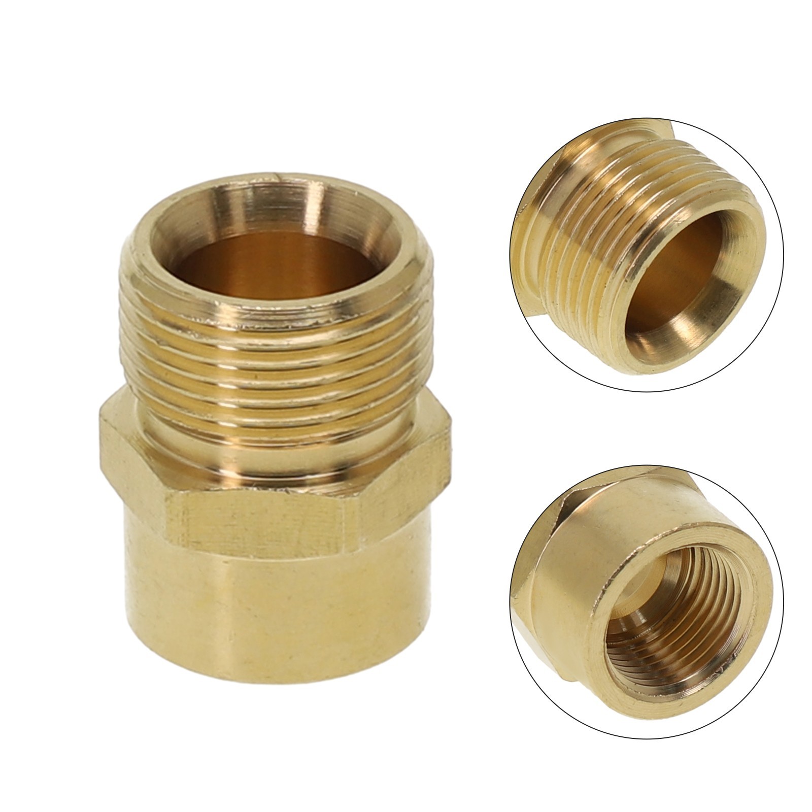 1*Adapter M22x1.5 ET G 3/8 IT,For Pressure Washer Cleaner Hose Connector