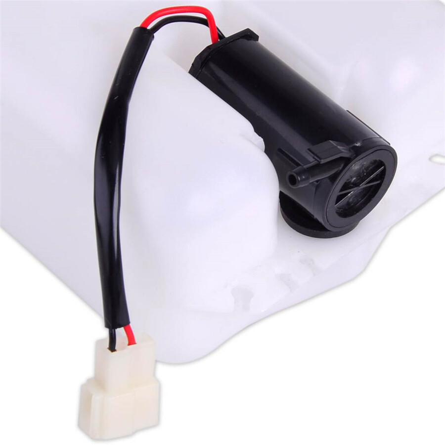 Car Windshield Washer Bottle Tank Pump Wiper System Reservoir Kit 12V Accessory