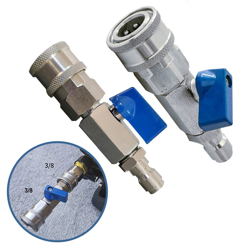 Easily Adjustable Water Flow with the 38in Pressure Washer Ball Valve Kit