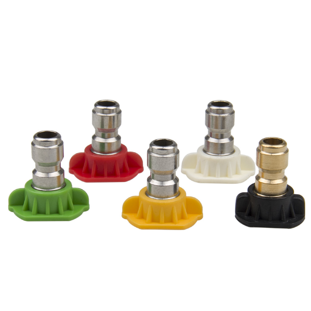 1/4″ Quick Connect Car Wash 4.0 GPM 5 Pcs Pressure Washer Spray Nozzle Tips Jet