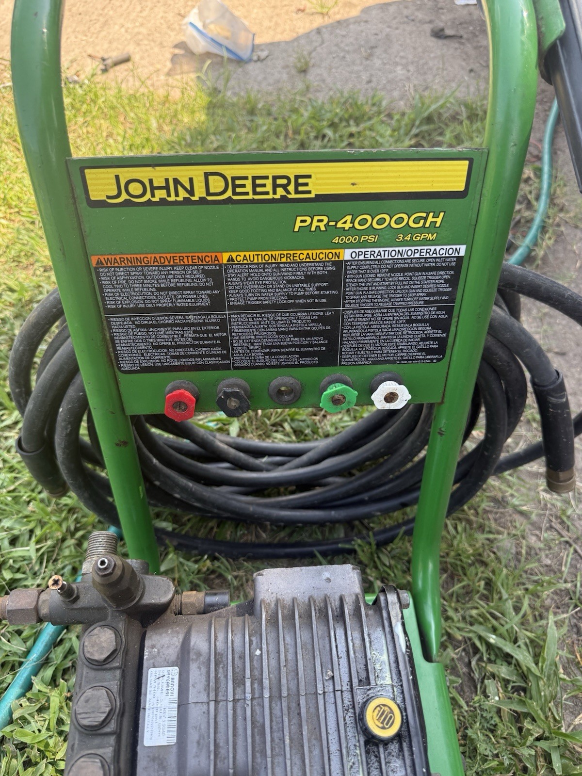 John Deere PR-4000gh Pressure Washer