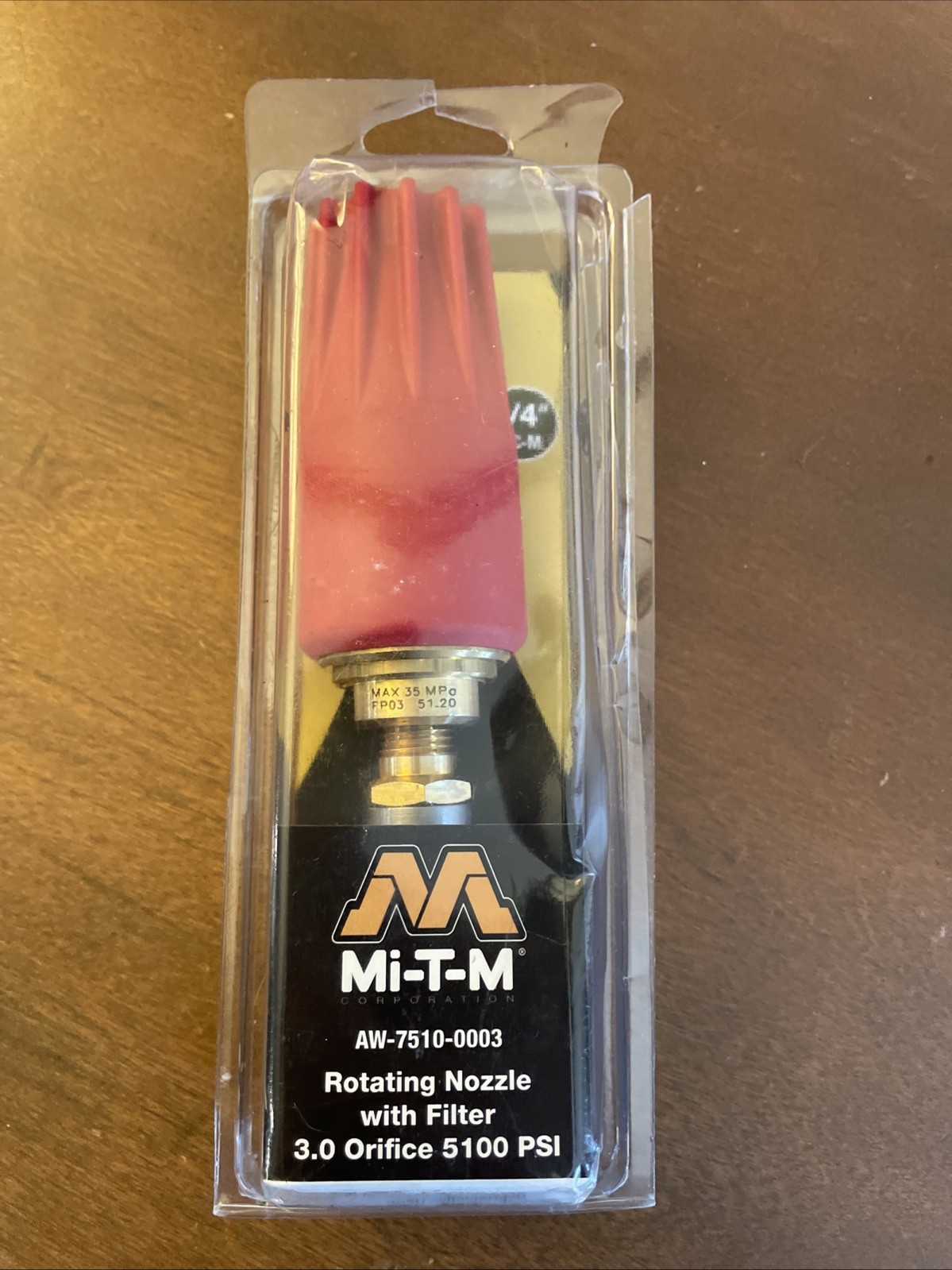 PRESSURE WASHER ROTARY NOZZLE 2600-5100 PSI TURBO TIP- FILTER / INDUSTRIAL RATED