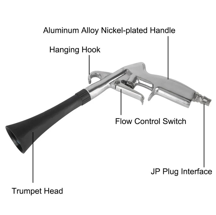 1pc High Pressure Car Wash Gun 0.4–10Mpa Tornador Interior Cleaning Tool – NEW
