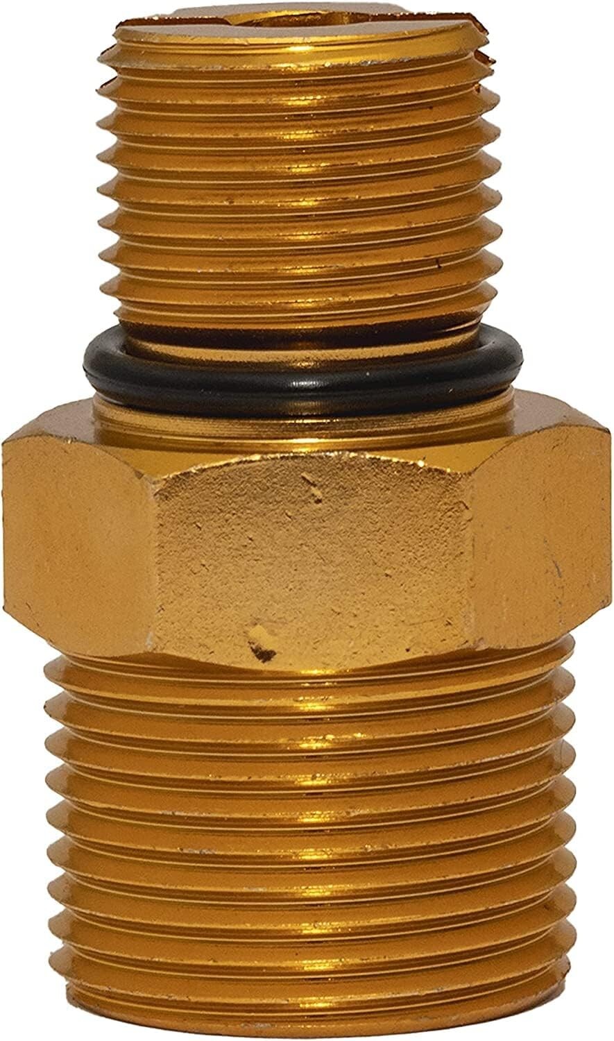 Cleaning Outlet Connector for Gas Powered Pressure Washer Pumps, Gold