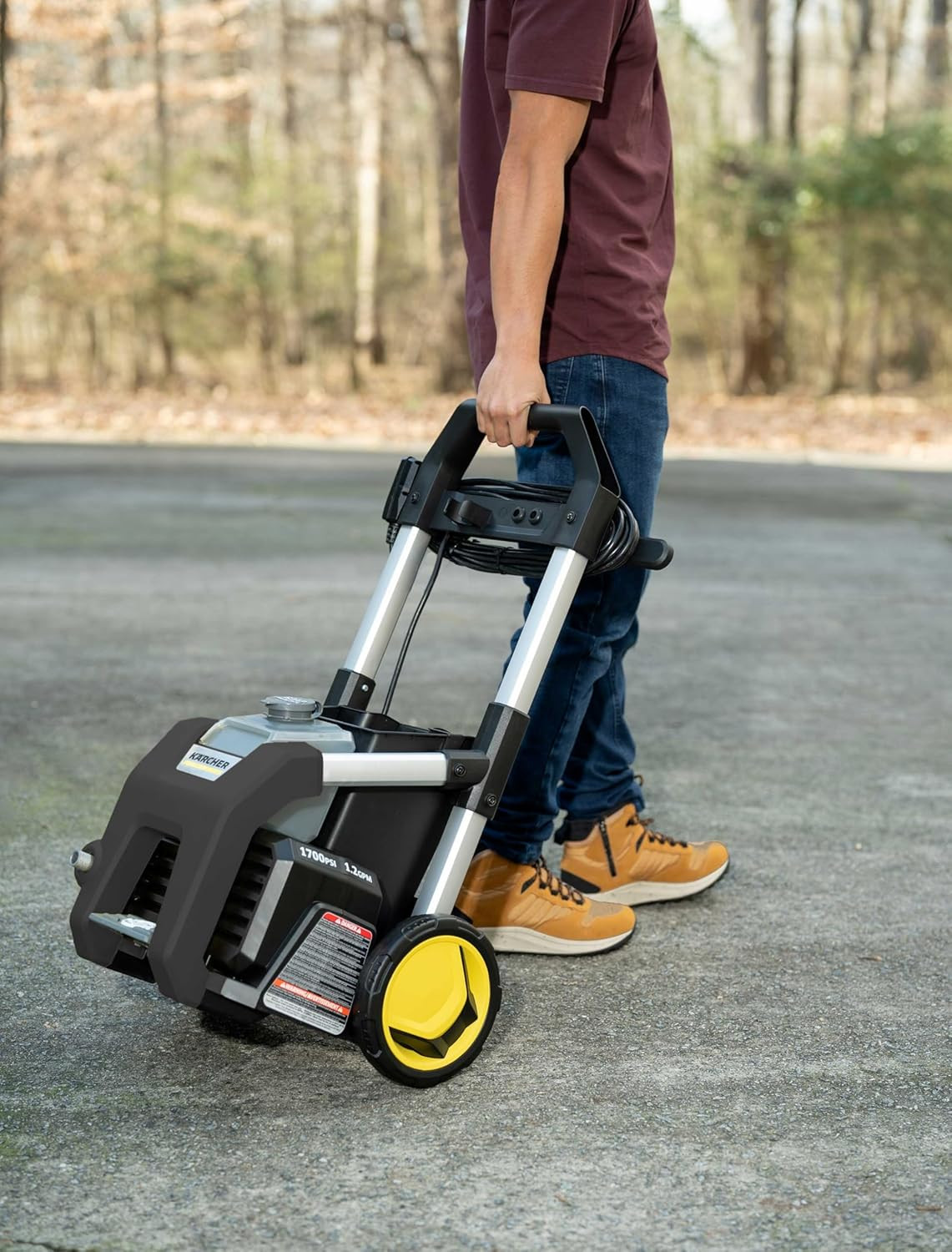 Kärcher Pressure Washer K1700B, CETA Certified, 3 Spray Nozzles, Detergent Tank,