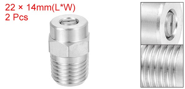 Surface Cleaners Tips Thread Nozzle 1/4 Inch NPT Male 035 Orifice 25 Degree