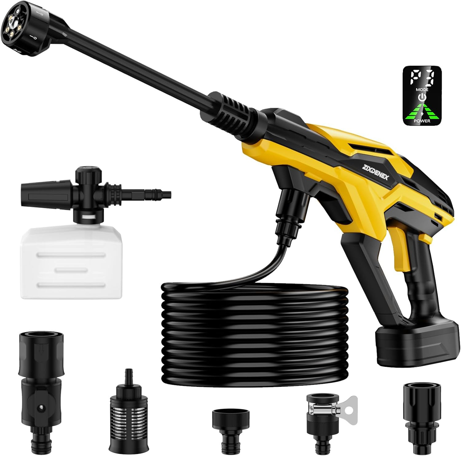 800PSI Cordless Portable Washer for Dewalt 20V Battery, Portable Handheld Washer