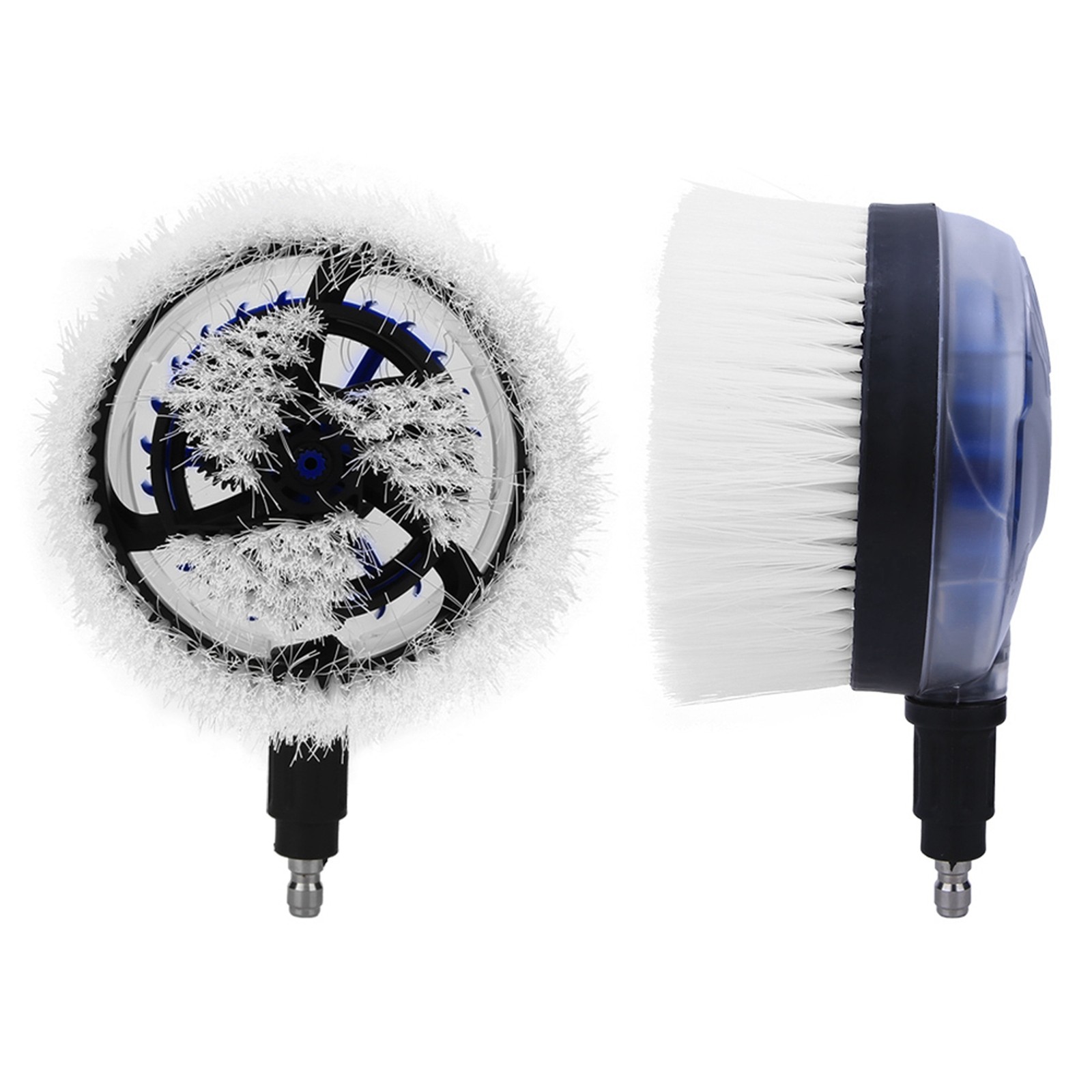 Rotary Wash Brush 360°s Fan shaped for High Pressure Water Gun 1/4 Quick NY