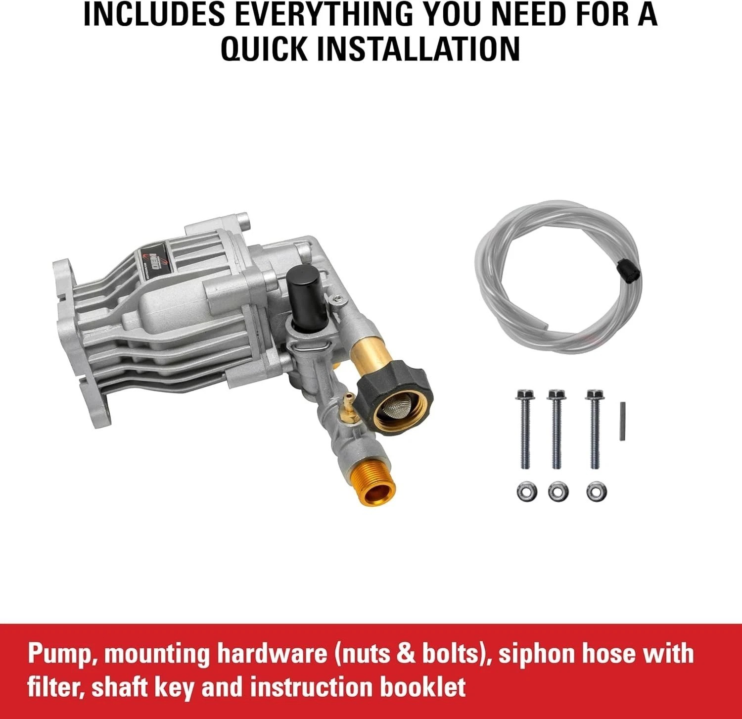 Upgrade Your Washer: 2.4 GPM Axial Cam Pump Kit with 3/4″ Shaft Included