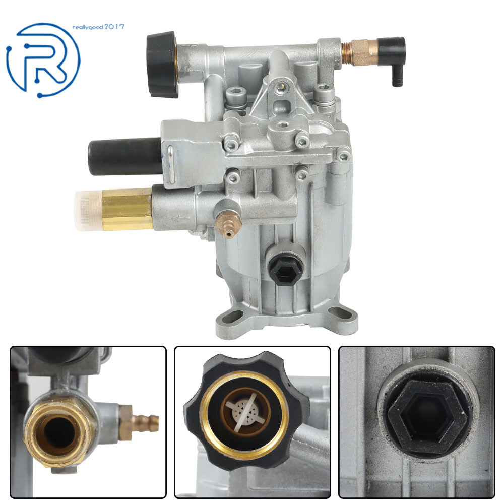 3/4 HorizShaft MAX 3000 PSI 2.5 GPM Oil Sealed Pressure Washer Replacement Pump