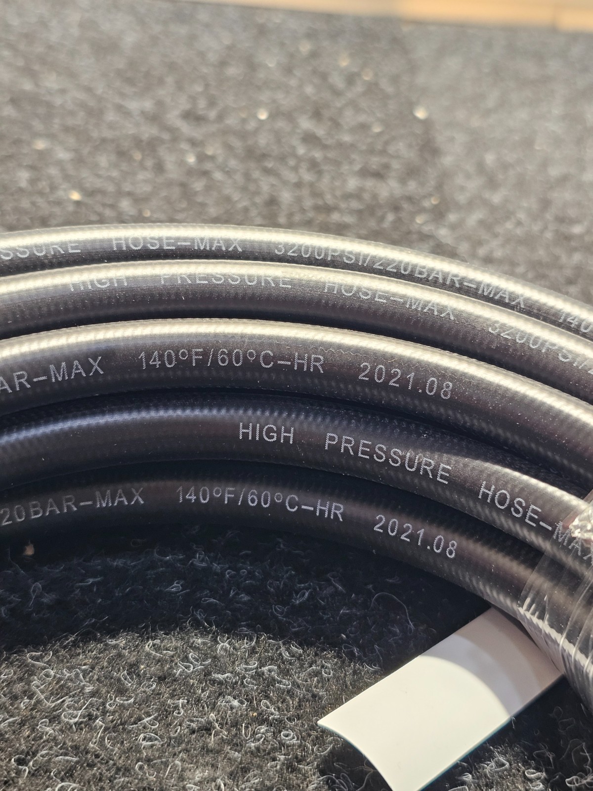 Valley Industries 25TPR14-MIT 25′ 2600 PSI High Pressure Washer Hose, Black