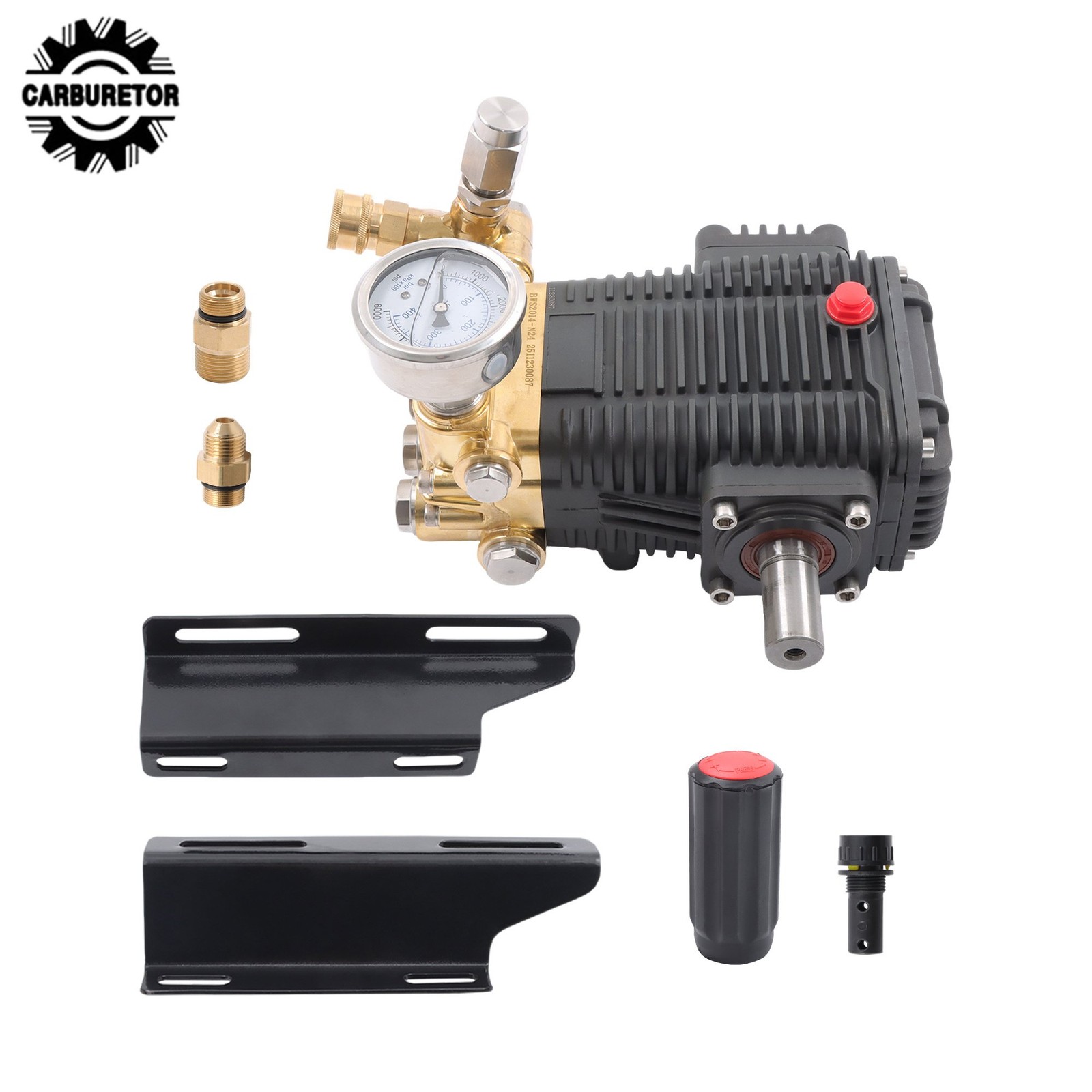 5.6GPM General Pressure Washer Pump 4.5 HP Right Shaft 24 mm 3500 PSI