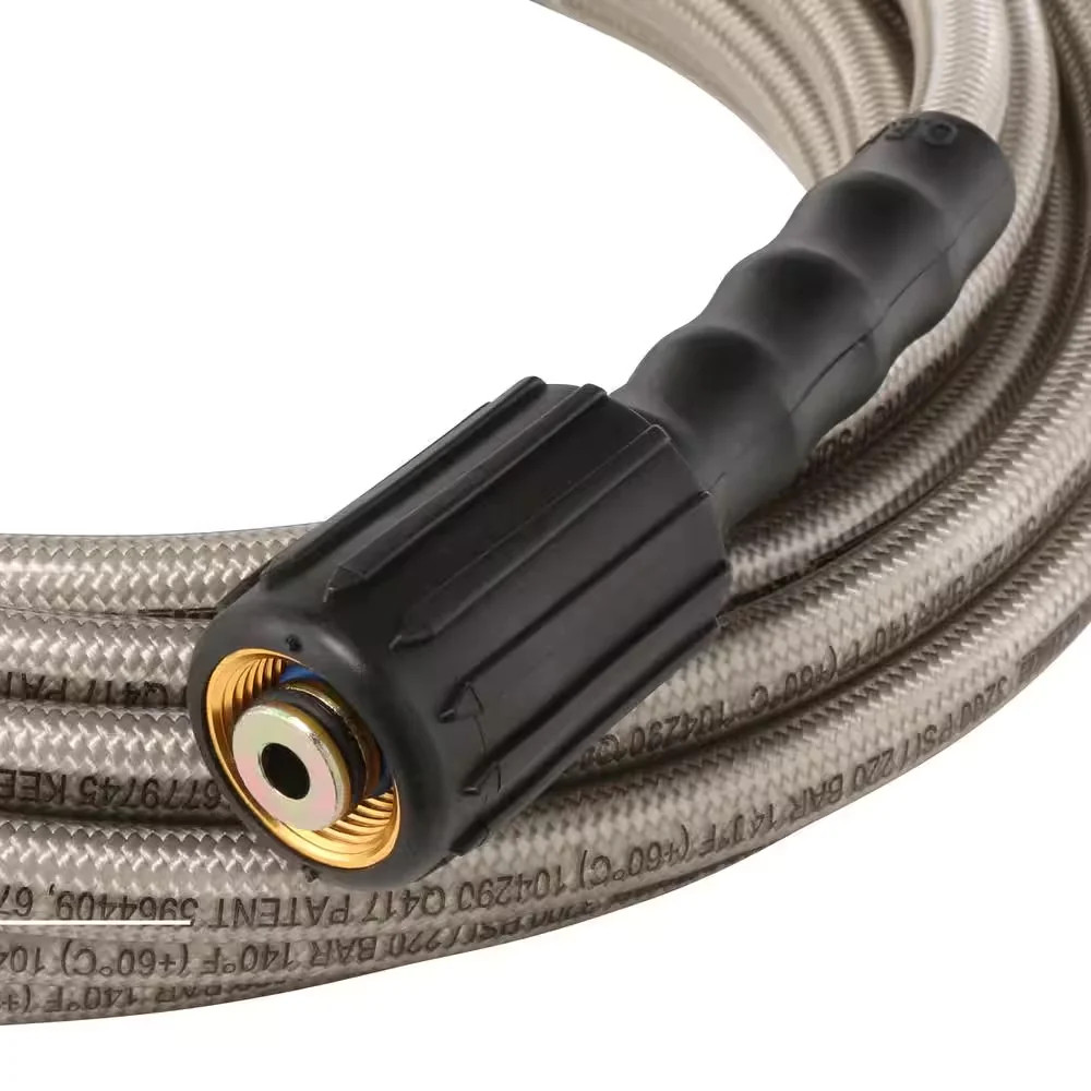 1/4 in. x 25 ft Pressure Washer Hose 3200 PSI M22 for Simpson Ryobi