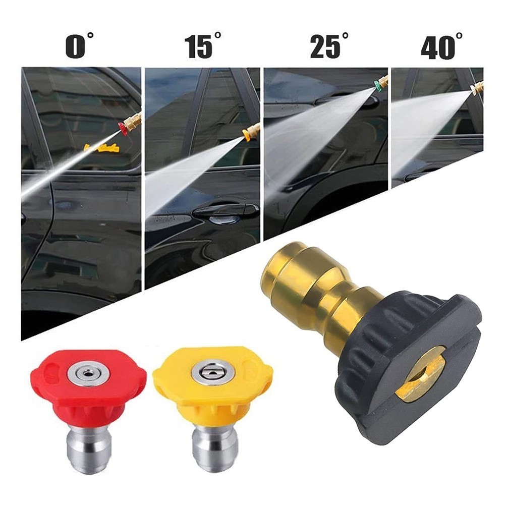 Spray Nozzle Tips 0 15 25 40 Degree 1/4” Male Thread Multiple Degree