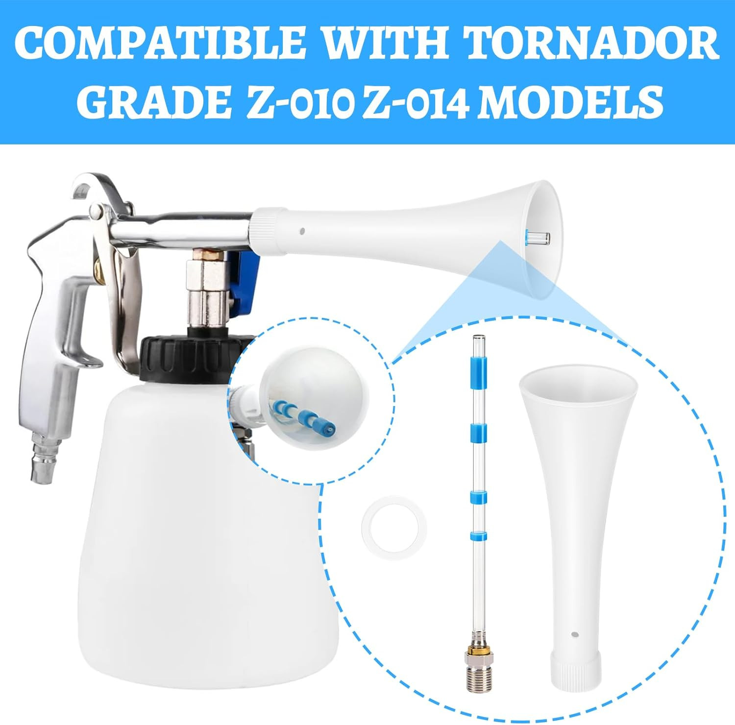 Nozzle Repair Kit for Car Cleaning Gun Parts Z-010 and Air Blow Out Tool Z-014 F