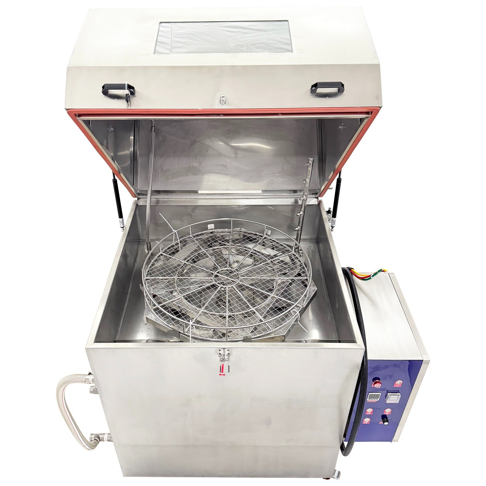 Auto Parts Brake Disc Hub Casting Spray Wash Cabinet Washer Rotary Spray Cleaner